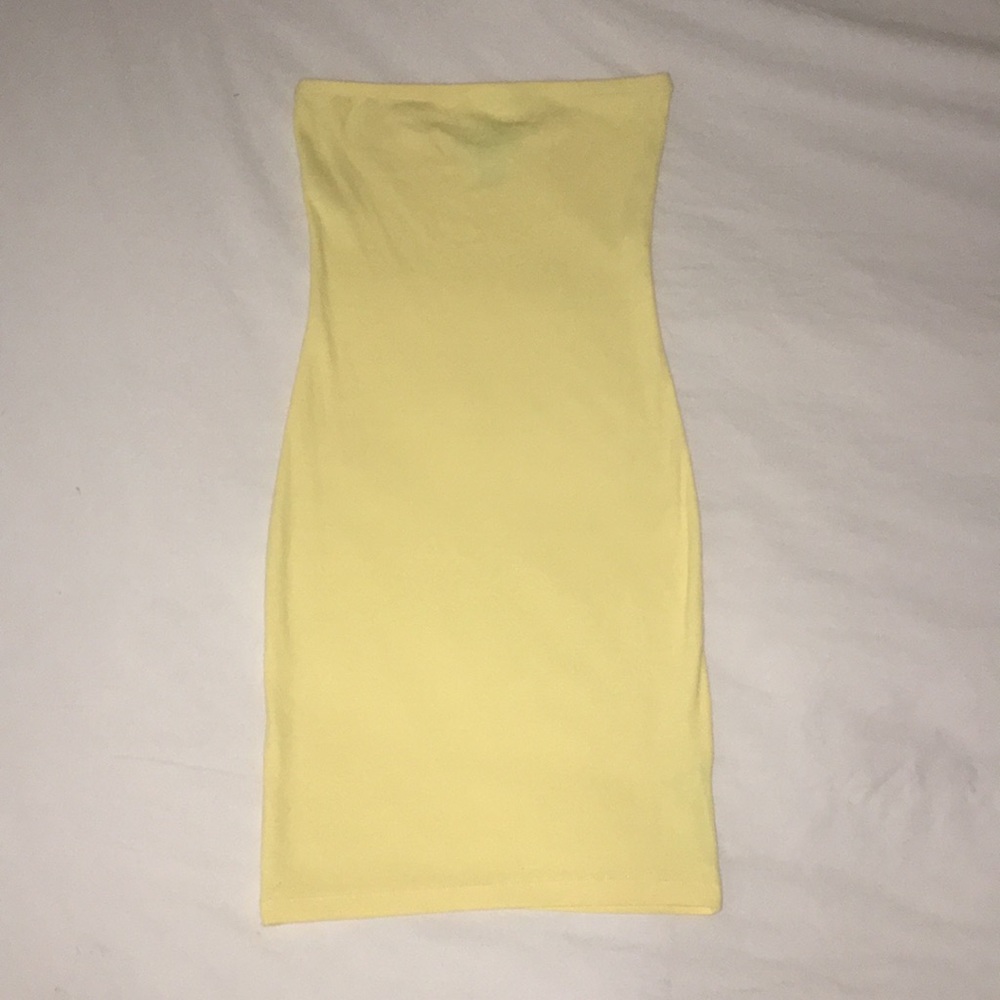Forever 21 pastel yellow dress